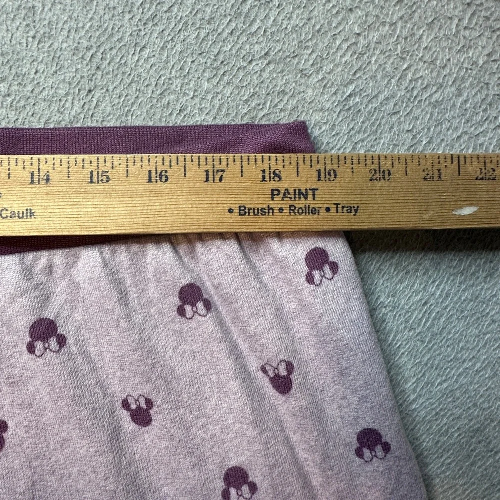 Disney Pajama Pants Womens XL Purple Minnie Mouse Jogger Sleepwear 1425605PA1-R - Picture 6 of 10